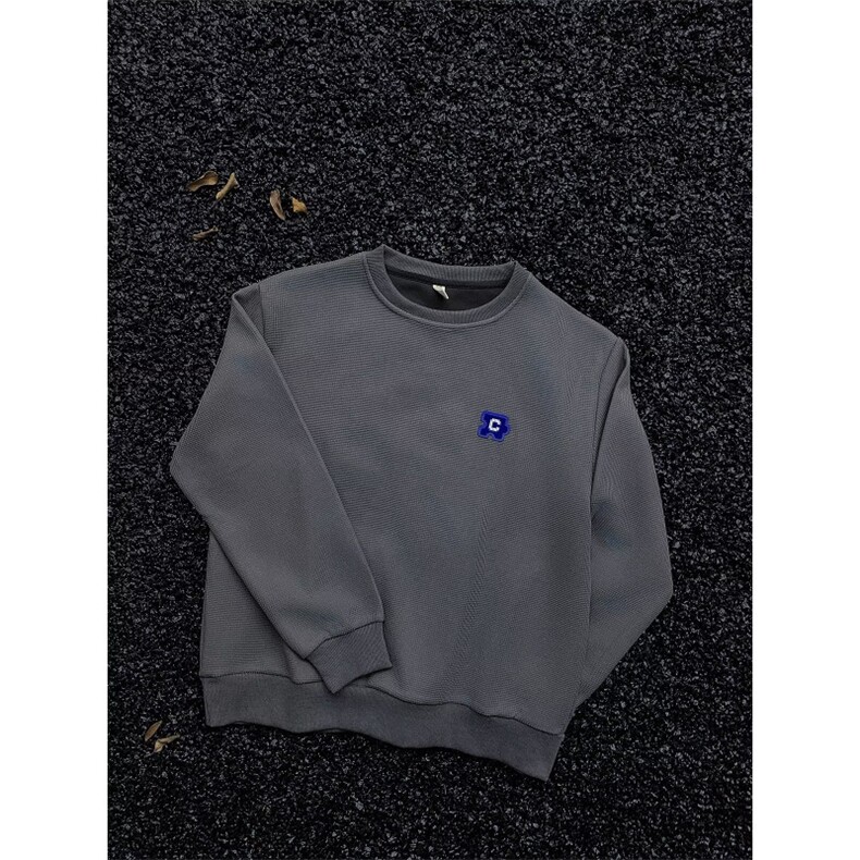 华夫格提花圆领贴标短袖上衣FW38P42,男装T恤,星座1116-2