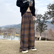 男新款青少年时尚毛呢刺绣休闲裤A875P37，男装休闲裤，星座1116-2