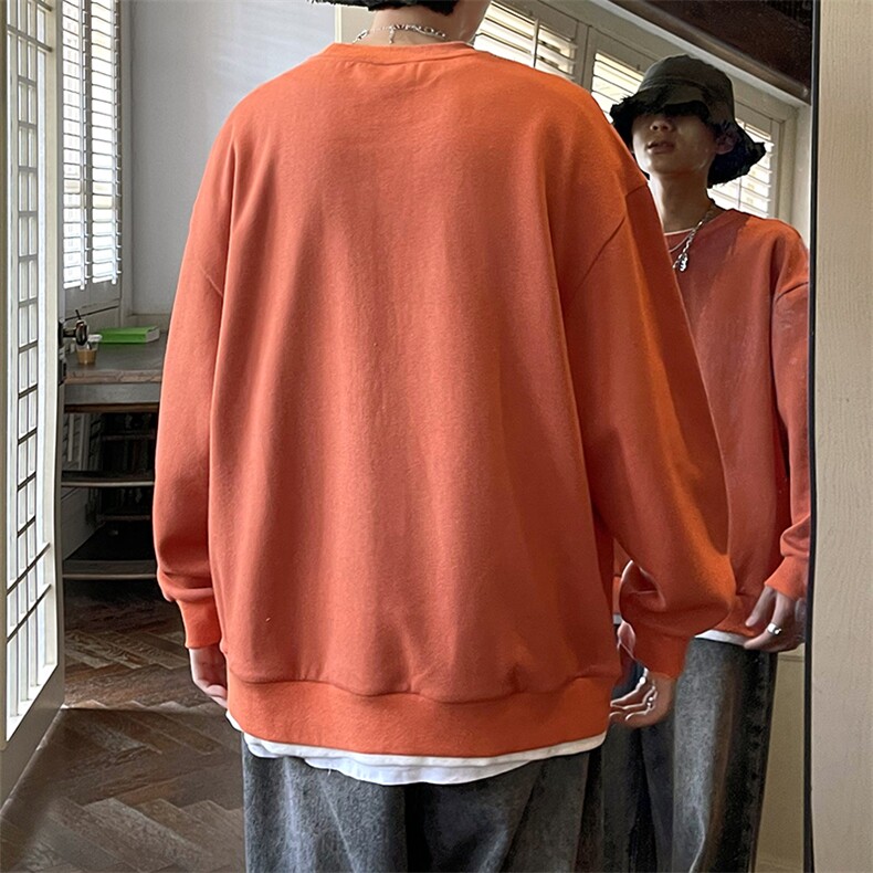 wassuphappy羽绒长袖t恤男冬季潮牌加厚内搭上衣保暖鸭绒打底衫,男装卫衣,星座717