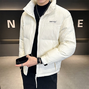 2024店主风冬季新款纯色立领高级感羽绒服加厚外套男YR8099-P135图片