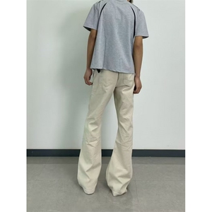 1506-1/K84261/P52美式复古宽松弧形弯刀裤男女潮牌水洗直筒裤图片
