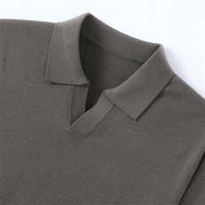 男士POLO领套头休闲百搭，男装羊毛衫，宇灿羊绒