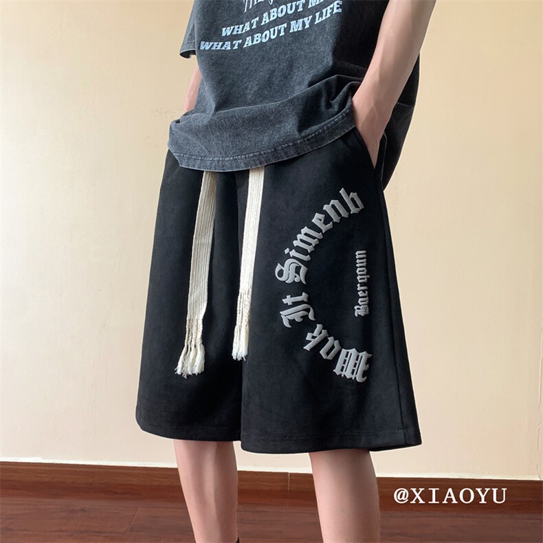 XZ616夏季新款麂皮绒短裤TY822P45控55,男装休闲裤,星座512A（原616）