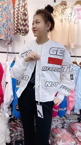 春季新款贴标棒球服外套图片