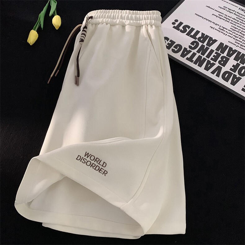 抖音直播品质港风宽松裤男短裤X416b-1-DK362-特P28限48,男装牛仔裤,星座416B-1