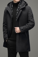 2023冬季新款中青年羽绒服男潮流鸭绒中长款连帽外套DD21801-P310，男装羽绒服，电商B212（原钱塘6029）