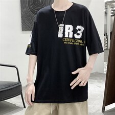 夏季t恤男潮流时尚港风t恤A210-A8328-P28，男装T恤，星座210-3