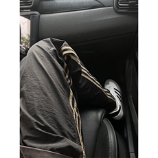 【有货】BN02HH-P45三条杠裤子男山系户外宽松直筒侧边条纹休闲裤，男装休闲裤，星座1007（原301D）