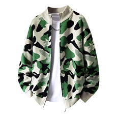 8732-P552025年秋冬新款休闲毛衣男士时尚长袖宽松针织衫上衣，男装针织衫/毛衣，电商A113