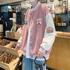 秋季灯芯绒棒球服男刺绣i夹克GY01P55，男装夹克，星座1116-2