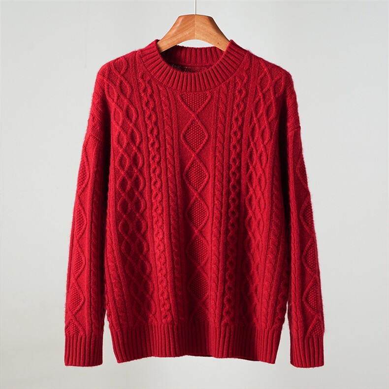 2026年秋季圆领长袖单件通勤套头休闲/淑女羊绒衫，女装羊绒衫，名驰羊绒