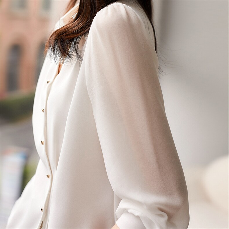 通勤显瘦造型感装饰斜门襟/轻熟衬衫上衣女春,女装衬衫,美吧服饰