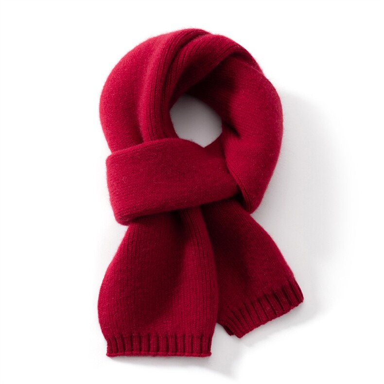 2026年冬季时尚百搭通勤简约休闲加厚平面围巾，围巾，思琳羊绒