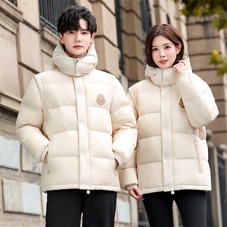 冬季时尚情侣潮流百搭可拆卸马甲多功能羽绒服保暖外套DB558-P140，男装羽绒服，星座1210B