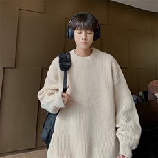 B320P48秋冬男装毛衣纯色打底衫男装休闲宽松线衫，男装T恤，星座512-6