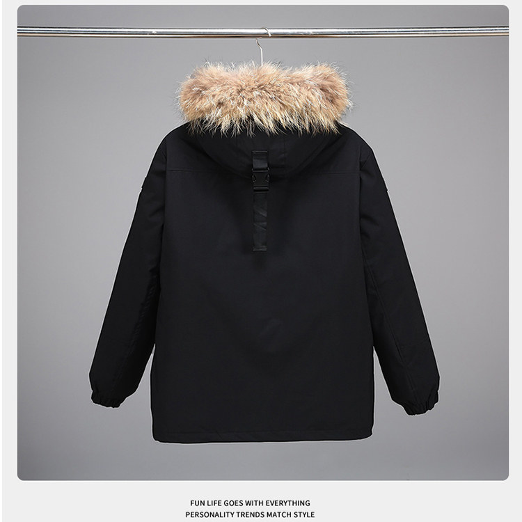 羽绒服男女时尚同款冬季白鸭绒情侣加厚派克服时尚潮牌外套男P120,男装羽绒服,星座1210A