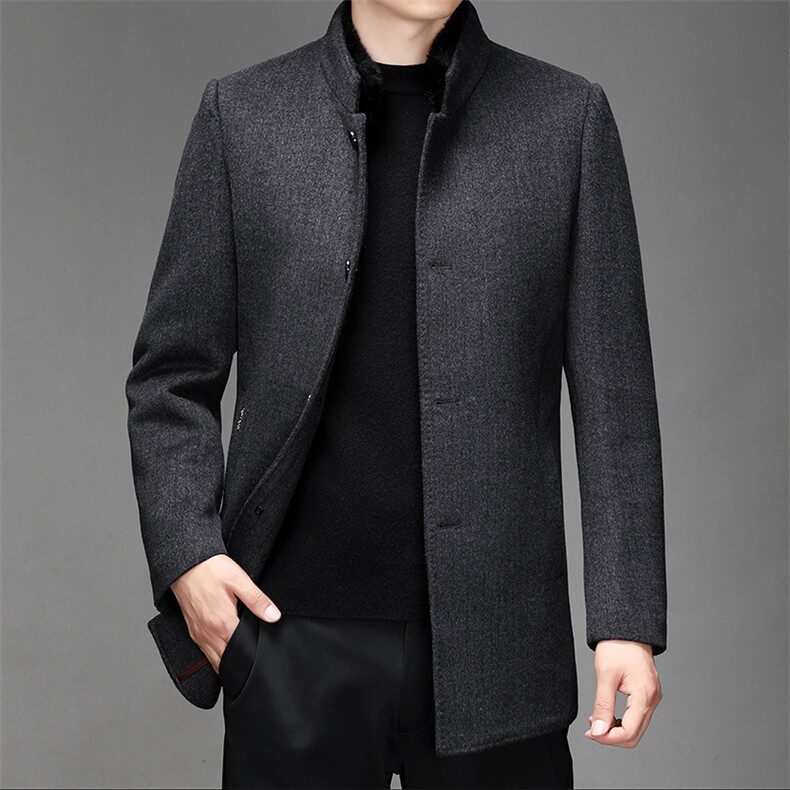 CKSC2259钱塘2020-2中年男士冬季新款百搭厚款商务休闲夹克P380,男装夹克,钱塘207-2