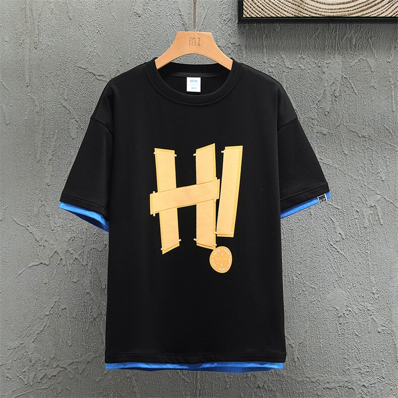 夏季新款男士短袖T恤时尚舒适百搭青春帅气潮牌TC3129-P30,男装T恤,星座717