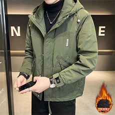 DS-A225-M501加棉男士连帽帅气工装青年夹克百搭时尚潮流外套，男装夹克，电商A225