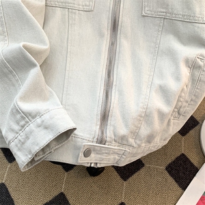 复古短款休闲外套男女高级感拉链工装夹克立领棒球服潮牌JK32-P65图片