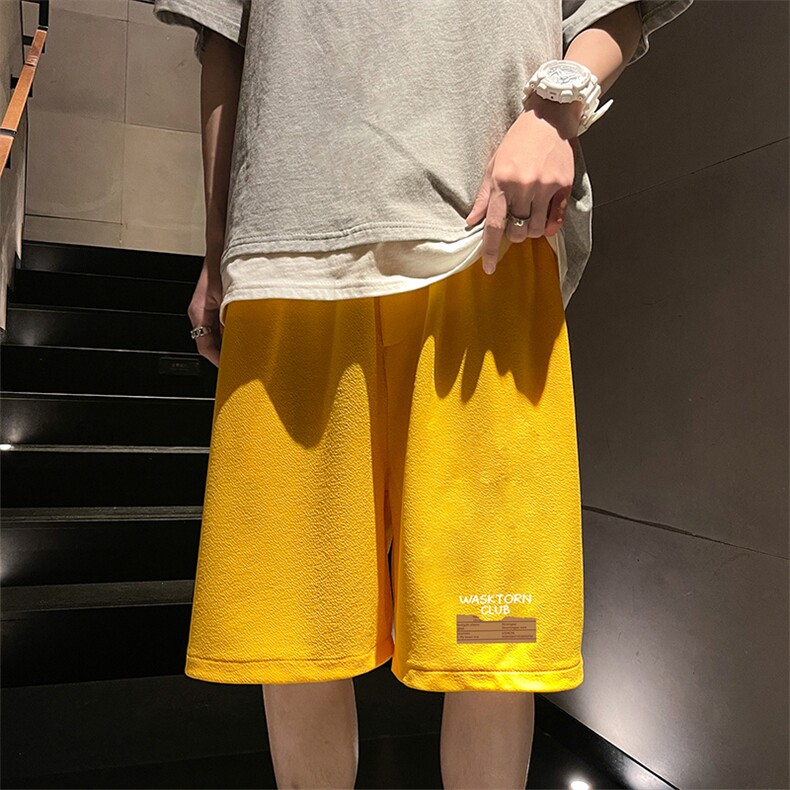 冰丝短裤男士大码宽松休闲五分裤男运动中裤MK37350-P15,男装休闲裤,电商A040