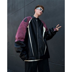 美式PU皮外套女秋冬季新款机车服加厚情侣夹克男Y156，男装夹克，星座516A