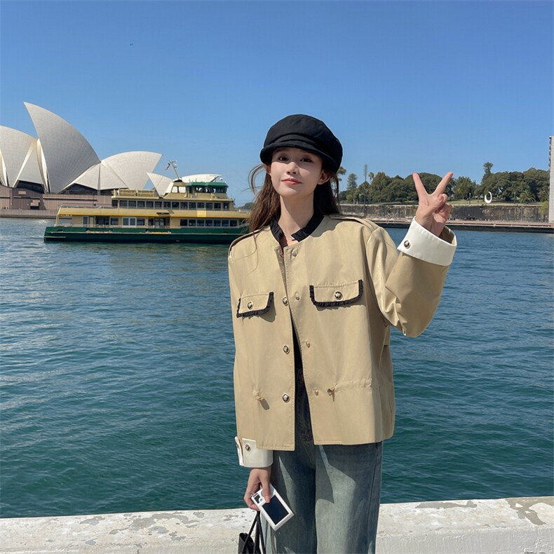 chic早春外套小香风韩版高级感2025新款爆款宽松减龄小个子上衣女图片