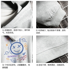 KS21180-P38加绒款-P43连帽开衫卫衣男运动外套大码班服网格，男装卫衣，电商A040A