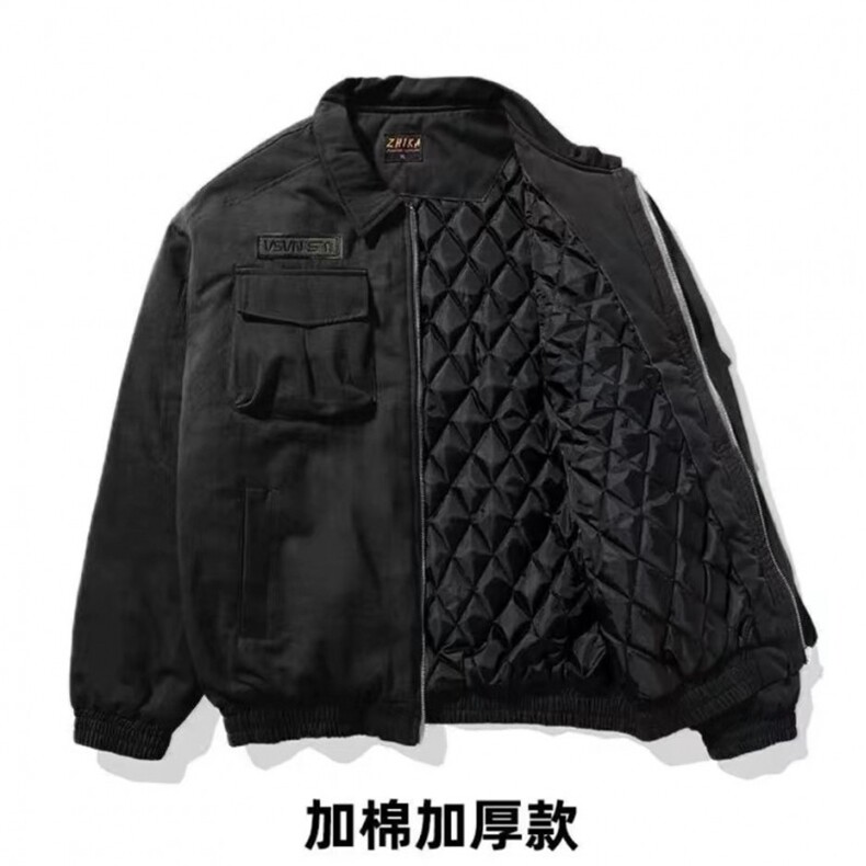 1506-1/J99081加棉夹克/P72痞帅外套男潮牌港风韩版潮流宽松,男装夹克,星座1506-1