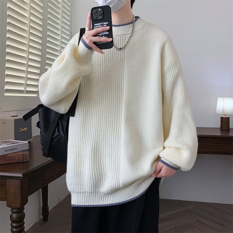 【新品】2025秋冬男士时尚休闲百搭针织毛衣潮流-M5090-P45,男装针织衫/毛衣,星座1105-1
