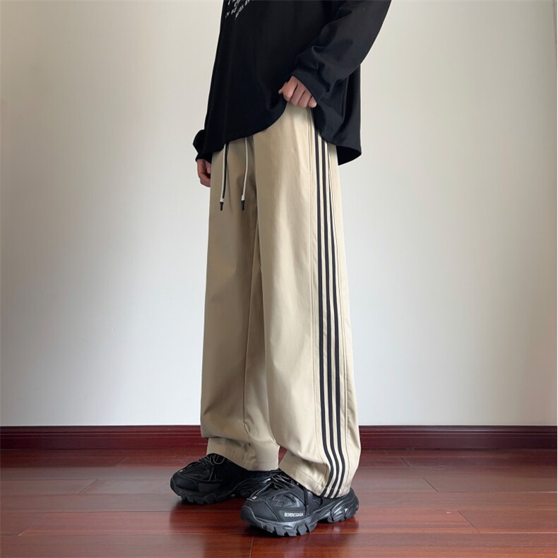 2025秋季新款机能户外三条杠宽松冲锋裤B315-K24335-特p35控68,男装休闲裤,电商B315