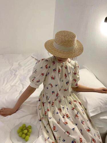 夏款现货！花连衣裙，女装连衣裙，LUCY