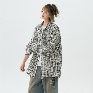 2026新款现货美式复古小香风衬衫高级感百搭休闲衬衣P58C237图片