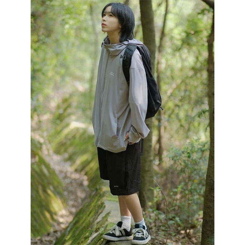 时尚短外套文艺直筒型原宿新款女拉链流行日系潮流ins简约百搭,男装夹克,星座1210-1