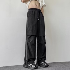 休闲裤男士韩版潮流拼色条纹帅百搭2024秋季新款ins长裤K5396-P36，男装休闲裤，星座412-2