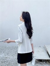 【现货】淑女修身春夏款小西装，女装西装，水锦红