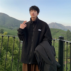 特P35春秋季摇粒绒冲锋衣内搭卫衣加绒保暖夹克外套ND01，男装卫衣，电商B370