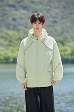 UPF50+有报告凉感轻薄透气宽松大码潮流防晒服DQC658-P48，男装防晒衣，电商B306