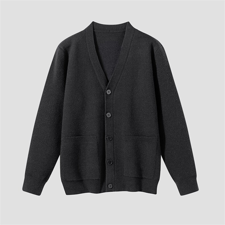 高端针织开衫男士外套毛衣秋冬季2025新款休闲百搭男翻领夹克,男装针织衫/毛衣,星座914