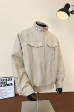 (非揭阳货)蛇年座山蟒毛领加绒座山雕夹克棉服XZ514-2-MY33-P148，男装夹克，星座514-2(原B239)