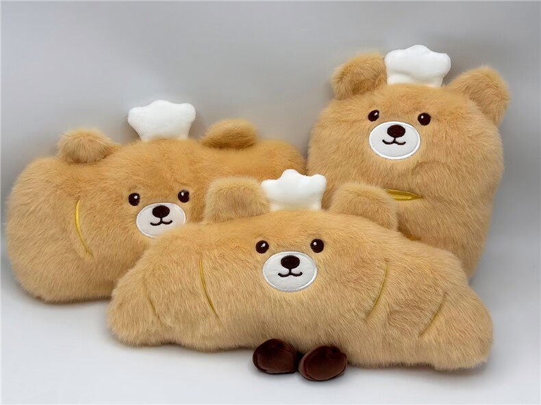厨师小熊面包，侠姐毛绒玩具厂