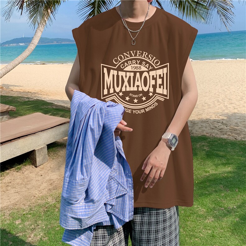 量大图低自动【有货】纯棉背心HD019-1-BX2575-P20，男装背心/马甲，电商019-1