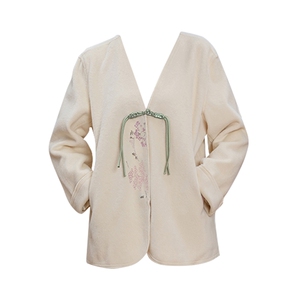 新中式国风禅意女装茶艺师服装改良汉服唐装上衣旗袍外搭开衫图片