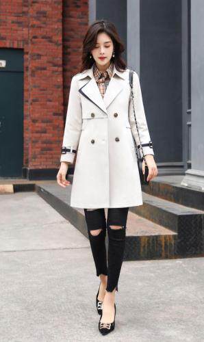 春装风衣，女装风衣，千娜利