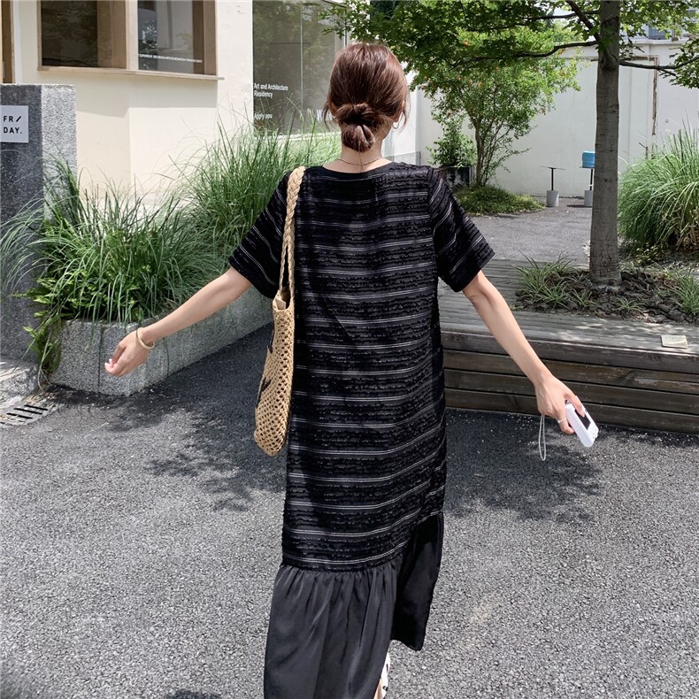 新款现货主推长款鱼尾连衣裙2572-P135-K188,女装连衣裙,2C129