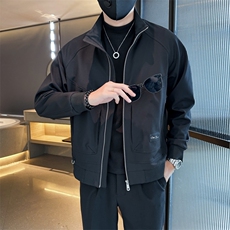 2025秋季社会小伙帅气男立领夹克外套JK29P105控148，男装夹克，电商B276A