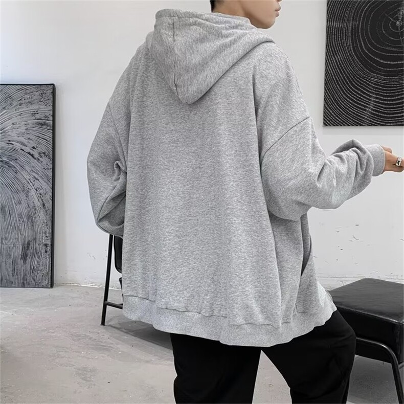 港风日系复古连帽开衫卫衣男生GY51P32,男装卫衣,星座1116-2
