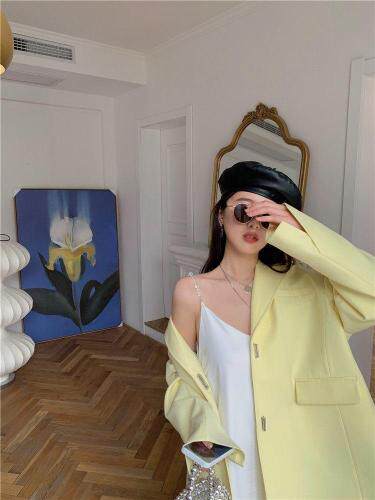 【春季新款】自制银扣西装，女装西装，F/TU