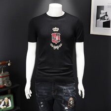 2021秋冬新款男士圆领短袖毛衣QT711-1001-P75大货款假模，男装针织衫/毛衣，钱塘6066（原711）
