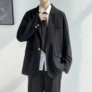 春秋季新款男士港风宽松休闲潮流西装韩版痞帅小西服外套XZ01-P90图片